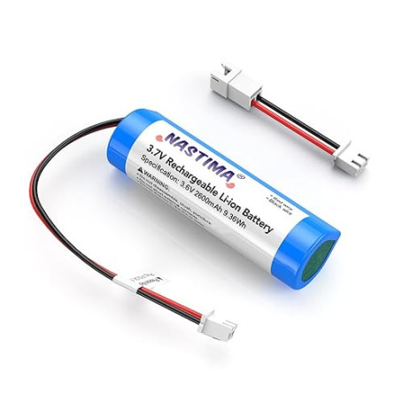 NASTIMA XH2.54/2P Plug 3,7V 2600mAh 9,36Wh Batterie Li-ION Rechargeable pour l'Électronique de Bricolage, Les Amplificateurs de