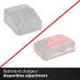 Einhell Professional Meuleuse d’angle Ø125mm sans fil AXXIO 18/125 Q Li- Solo Power X-Change (18V, moteur sans charbon, Protecti