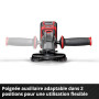 Einhell Professional Meuleuse d’angle Ø125mm sans fil AXXIO 18/125 Q Li- Solo Power X-Change (18V, moteur sans charbon, Protecti