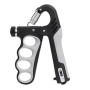 Swiftctrl Hand Grip Musculation Main, Réglable de 5 à 100kg Poignet Musculation avec Compteur, Avant Bras Muscu Trainer - Pour l