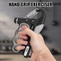 Swiftctrl Hand Grip Musculation Main, Réglable de 5 à 100kg Poignet Musculation avec Compteur, Avant Bras Muscu Trainer - Pour l