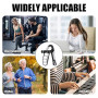 Swiftctrl Hand Grip Musculation Main, Réglable de 5 à 100kg Poignet Musculation avec Compteur, Avant Bras Muscu Trainer - Pour l