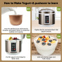 Jargrovs Machine de fermenteur d'ail noir automatique,5L multifonctionnelle machine de fermentateur intelligente, machine à yaou