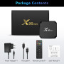 Box Android TV 4K X96 Mini Android TV Box 2Go/16Go Lecteur Multimédia de Diffusion en Continu Android 11 Best Chip AmlogicS905W2