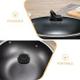 GARVALON Lot de 5 Boutons de Couvercle de Casserole Pliables en Plastique Universels Résistants à la Chaleur Compacts et Réutili