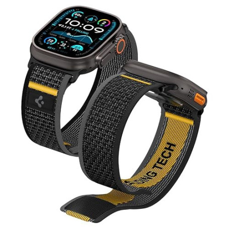 Spigen Athlex Air Bracelet en Tissu Compatible avec Apple Watch Ultra 3/2/1 49mm, Series 11/10 46mm, Series 9/8/7 45mm, 44mm