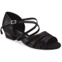 Rummos Femmes Chaussures de Danse Kayla 061 - Cuir Noir - Largeur régulière - 3,5 cm 35 Bloc Talon - Fabriqué au Portugal