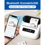 Phomemo M220 Imprimante d'étiquettes Bluetooth Étiqueteuse Imprimante Etiquette - Portable Thermique Convient pour Bureau,Transp