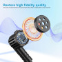 BORDEAG Micro sans Fil, Microphone sans Fil, 2.4G Micro Casque sans Fil, Portée de 30 m, Wireless Microphone Serre Tête, pour Co