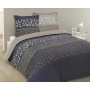 Vision - Parure de lit Réversible Wild - Set de Housse de Couette 140x200 cm avec 1 taie d'oreiller pour lit 1 Personne - 100% C