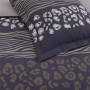 Vision - Parure de lit Réversible Wild - Set de Housse de Couette 140x200 cm avec 1 taie d'oreiller pour lit 1 Personne - 100% C