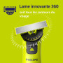 Philips OneBlade Original 360 lames, pour tous les modèles OneBlade et Pro, 5 pièces (modèle QP450/50)