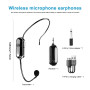 PORFOYO Microphone sans Fil, 2.4G Micro Casque sans Fil, Micro Serre Tete sans Fil, Wireless Microphone Serre Tête, Transmission