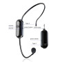PORFOYO Microphone sans Fil, 2.4G Micro Casque sans Fil, Micro Serre Tete sans Fil, Wireless Microphone Serre Tête, Transmission
