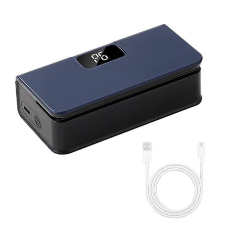 Mini Scelleur, 2 en 1 Scelleuse de Sacs Magnétique avec Cutter Caché, 6 Niveau Chaleur, Machine de Scellage Manuelle pour le Sto