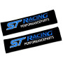 Paire de coussinets de ceinture de sécurité ST Racing pour Ka Fiesta ST Focus Mondeo Fusion Kuga Ecosport Puma Galaxy B-Max C-Ma