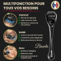 Dermaroller Cheveux et Barbe 0,5mm - Microneedling pour visage - Soin Peau, Barbe et cuir Chevelu - Derma Roller pour Repousse d