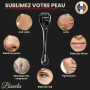 Dermaroller Cheveux et Barbe 0,5mm - Microneedling pour visage - Soin Peau, Barbe et cuir Chevelu - Derma Roller pour Repousse d