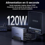 UGREEN NAS UPS, Alimentation de Secours CC 120W, Protecteur Contre surtensions, 12000mAh, Compatible exclusivement avec NAS DXP2