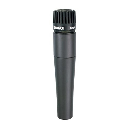 Shure SM57 Microphone D'Instrument Dynamique Cardioïde de avec Support D'Amortisseur Pneumatique, Pince à Micro A25D, Sac de Ran