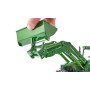 SIKU 3652 – Tracteur John Deere avec Chargeur Frontal, 1:32, Métal/Plastique, Vert, Chargeur Frontal Mobile, Cabine de Conduite
