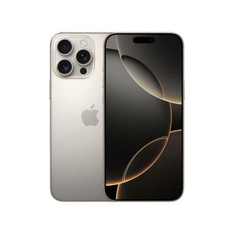 Apple iPhone 16 Pro Max, 256GB, Titane naturel (Reconditionné)