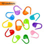 Zeeorymn Marqueur Tricot,120 Pièces Marqueurs de Mailles, Marqueur Crochet 10 Couleurs pour Tricot Golf,Couture,Tissage,Crocheté