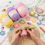 Zeeorymn Marqueur Tricot,120 Pièces Marqueurs de Mailles, Marqueur Crochet 10 Couleurs pour Tricot Golf,Couture,Tissage,Crocheté