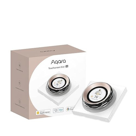 Aqara Cadran à Écran Tactile V1 UE, avec Neutral, 2 Interrupteurs Électriques & 6 Interrupteurs sans Fil, Contrôle Appareil/Scèn