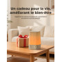 LIORQUE Réveil Lumineux Simulateur d'Aube, Reveil Simulateur d'Aube sur Lampe de Chevet LED, Lampe de Reveil avec 30 Sons pour D