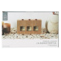 HOME DECO FACTORY - HD0094 Calendrier Flip Flap en Bois Brut, Élément Décoratif Fonctionnel pour Salon ou Bureau, Dimensions 30x