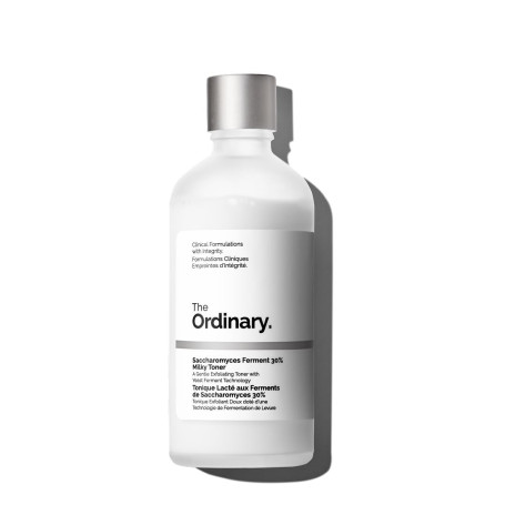 The Ordinary Tonique Lacté aux Ferments de Saccharomyces 30%, Tonique exfoliant et hydratant pour une peau plus lisse et plus éc
