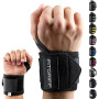 Fitgriff® Bande Poignet Musculation Homme et Femme (1 Paire) - Protege Poignet de Force pour Halterophilie, Fitness