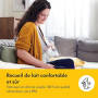 Medela recueil lait maternel en silicone pour les mères qui allaitent, économiseur de lait avec une base à ventouse et un couver