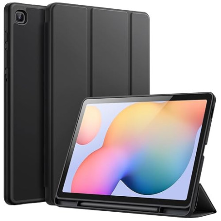 JETech Coque pour Samsung Galaxy Tab S6 Lite 10,4 Pouces 2024/2022/2020 avec S Pen Porte-Stylet, Étui Housse Fine pour Tablette