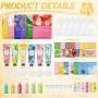 54 Pièces Coffret Cadeau Femmem, Masque facial, Crème pour les mains, Masque pour les yeux, Masque pour les lèvres, Baume à lèvr