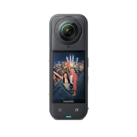 Insta360 X5 Pack Standard - Caméra 360 8K, Perche à Selfie Invisible, qualité Premium Jour et Nuit, objectifs Robustes & remplaç
