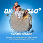 Insta360 X5 Pack Standard - Caméra 360 8K, Perche à Selfie Invisible, qualité Premium Jour et Nuit, objectifs Robustes & remplaç