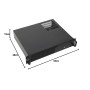 ECUTEE Lot de 14Inch boîtiers de Serveur en Rack (Profondeur 35 cm) 2U 2U 2U - Prend en Charge Les Cartes mères Micro ATX/Mini I