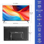 Antteq S50 Smart TV 50 Pouces(127cm), Andriod TV 4K UHD, HDR10, Dolby Audio, Google Assistance, Bluetooth Triple Tuner (DVB-C/S2