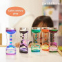 THE TWIDDLERS 5 Sabliers Liquide, Sablier à Eau pour Enfants (14cm, 5 Couleurs) - Jouets Sensoriel, Jouets Fidget, TSA, TDAH - C
