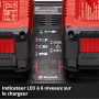 Einhell Starter Kit 2 x 4,0 Ah + Double Chargeur Power X-Change (Lithium-ION, 18V, 1 Chargeur + 2 Batteries 4,0 Ah, pour Tous Le