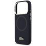 CG MOBILE Lacoste Coque pour iPhone 17 Pro [compatible avec MagSafe], coque en silicone avec logo en métal, anti-chocs, protecti