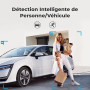 Reolink 2K 360°Pan&Tilt Camera Solaire, 2,4 Ghz WiFi, Détection Personne/Véhicule, Audio Bidirectionnel, Siren, Argus PT Lite +
