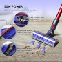 Tête de Brosse pour Dyson V7 V8 V10 V11 V15, Brosse électrique pour Dyson SV10 SV11 SV12 SV14, Aspirateur Motorisée pour Tapis e