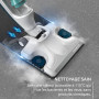 Rowenta Nettoyeur vapeur 2-en-1, Aspire et lave simultanément, Elimine 99,9 des bactéries, Pour tous les sols, Sans détergent, D
