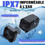 Spopal Kit Douche de Camping, Douche Portable,Pompe de Douche Électrique Rechargeable,Imperméable, avec Afficheur Intelligent et