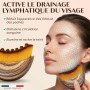Brosse Lymphatique Visage – Brosse Drainage Lymphatique Visage Anti-Ride, Poils Doux – Stimule la Circulation, Détox, Anti-Poche