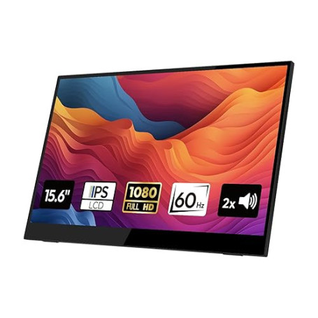 Nomad Touch - Ecran Tactile Portable de 15,6 Pouces Touch avec USB-C et HDMI | 1080P | Connectez aux téléphones, Ordinateurs Por