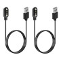 Ksywydu 2 Pièces Chargeur Montre Connectée 2 Pins 4mm, Câble de Charge Magnétique pour Smartwatch Universel pour Smartwatch, Acc